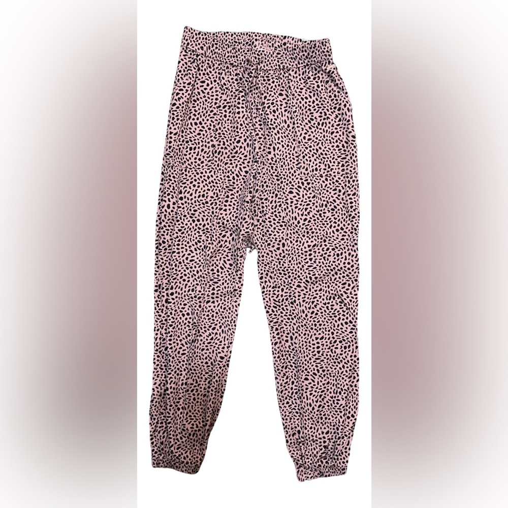 PINK Victoria Secret Leopard Joggers
